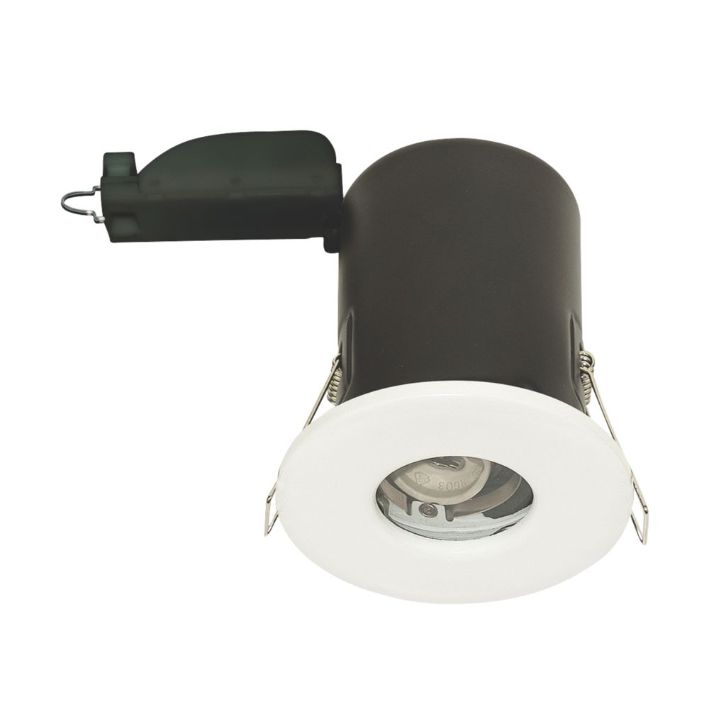 Lap Fixed Fire Rated Downlight White 230 240v Fire Rated