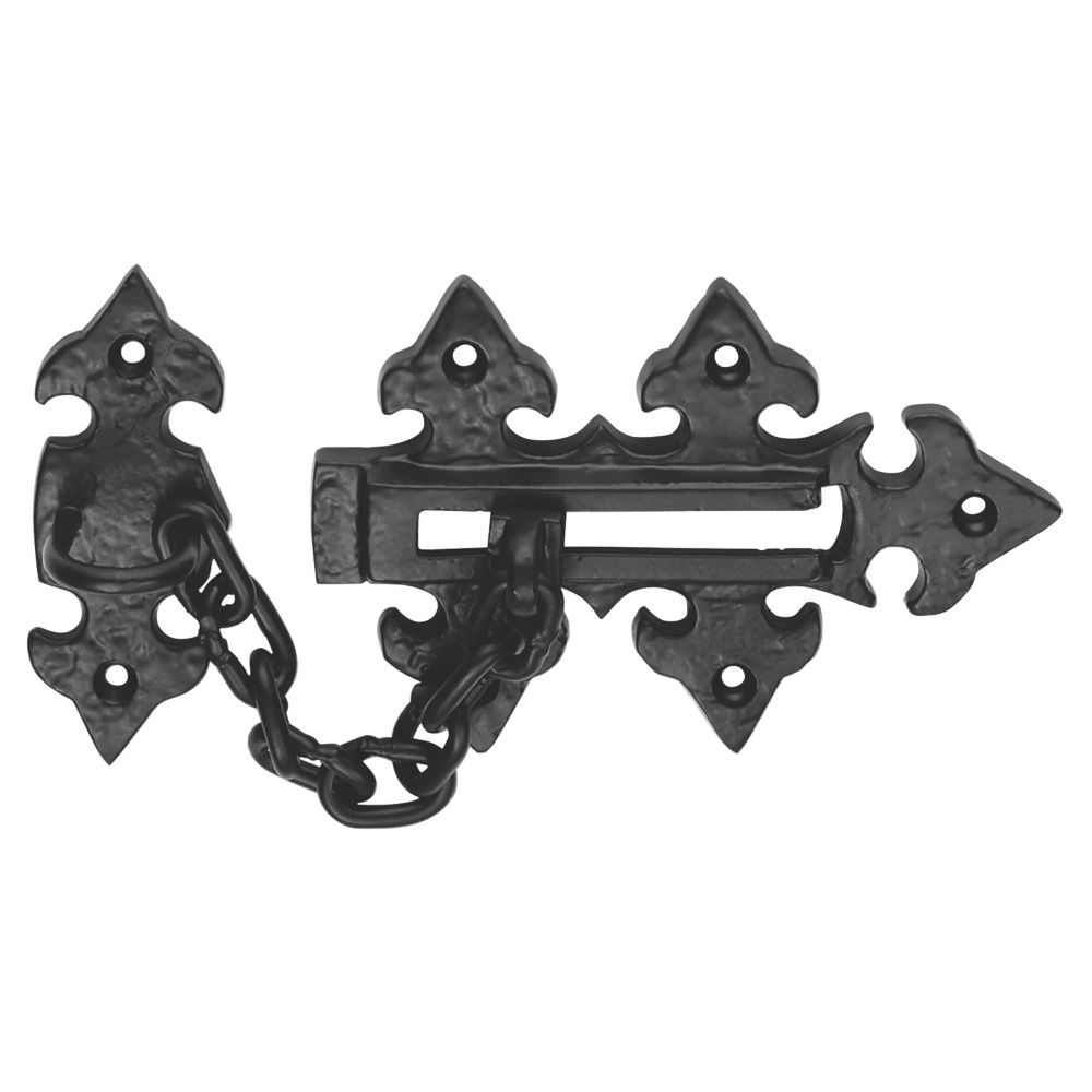 Carlisle Brass Fleur De Lys Door Chain Antique Black Reviews