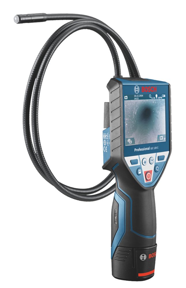 Bosch GIC 120 C Professional Cordless Inspection Camera & L-Boxx Inlay 3½