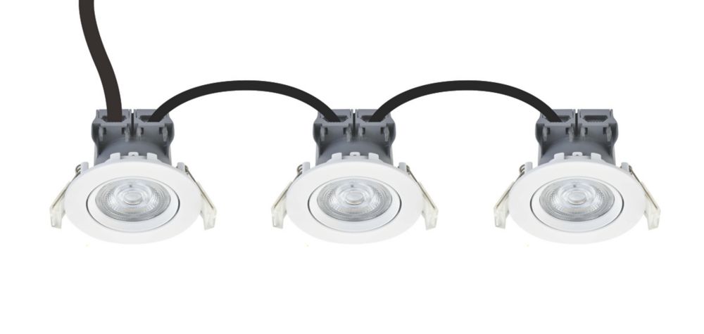 LAP Adjustable LED Downlight White 370lm 5W 220-240V