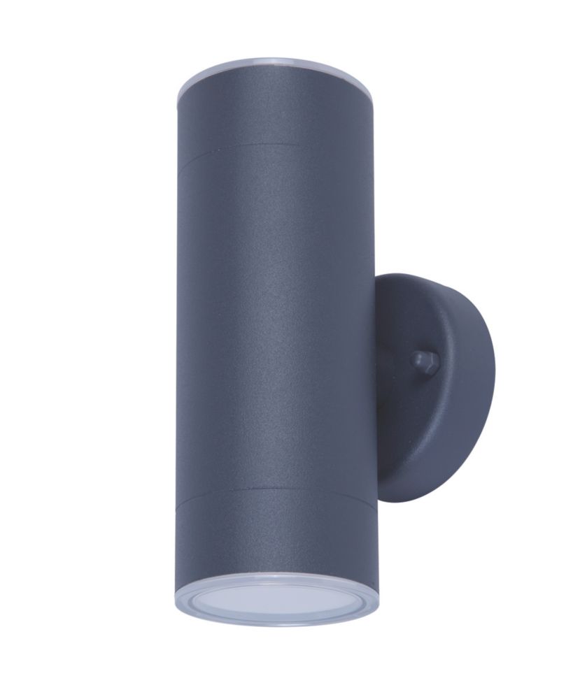 LAP Charcoal Grey LED Up & Down Outdoor Wall Light 2 x 350lm 5.3W Reviews