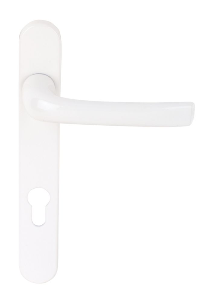 Mila Prolinea Lever Door Handles Pair White