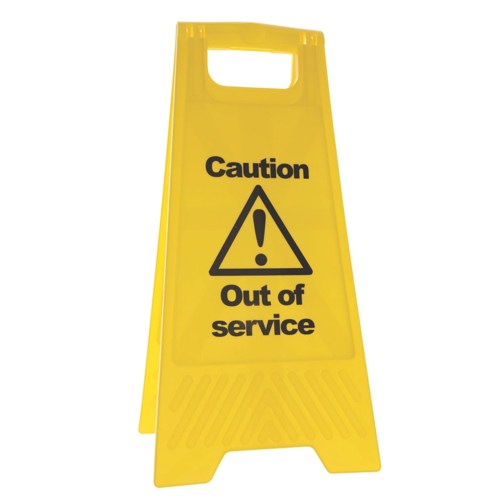 Caution Out Of Order A-Frame Safety Sign 600 x 290mm