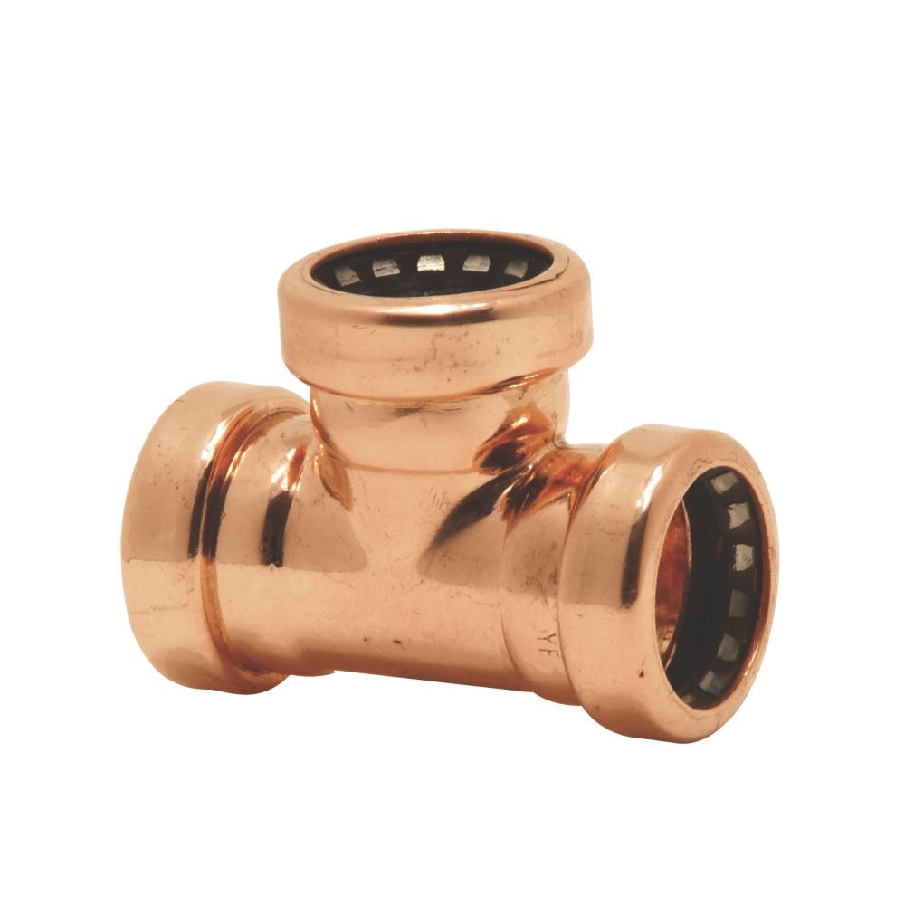 Tectite Sprint Copper Push-Fit Equal Tee 28mm Reviews