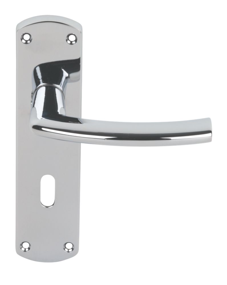 Smith & Locke Dos Fire Rated LoB Lock Door Handles Pair Polished Chrome Reviews