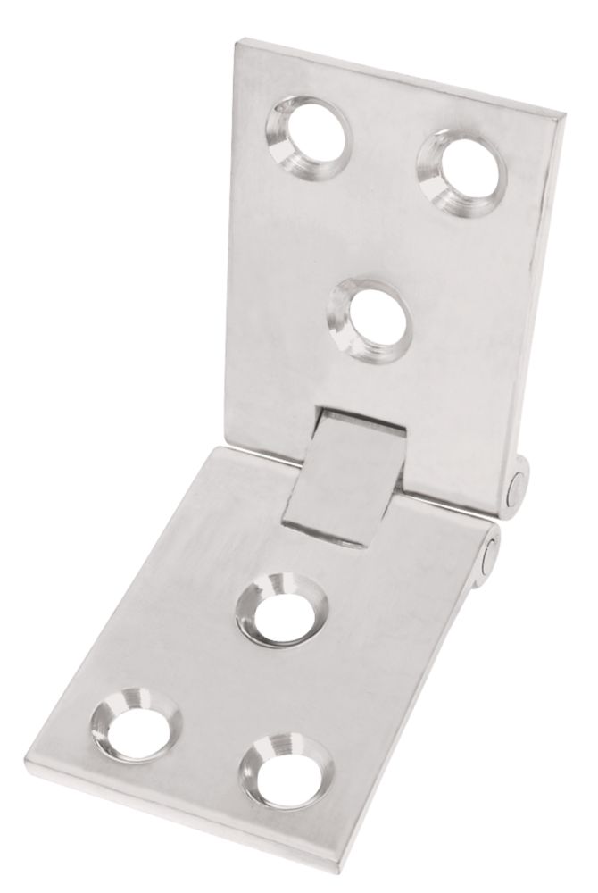 Satin Chrome Counter Flap Hinge 38 x 102mm 2 Pack Reviews