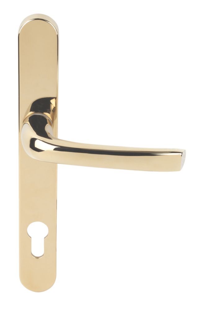 Mila Prolinea Lever Door Handles Type B Pair Gold