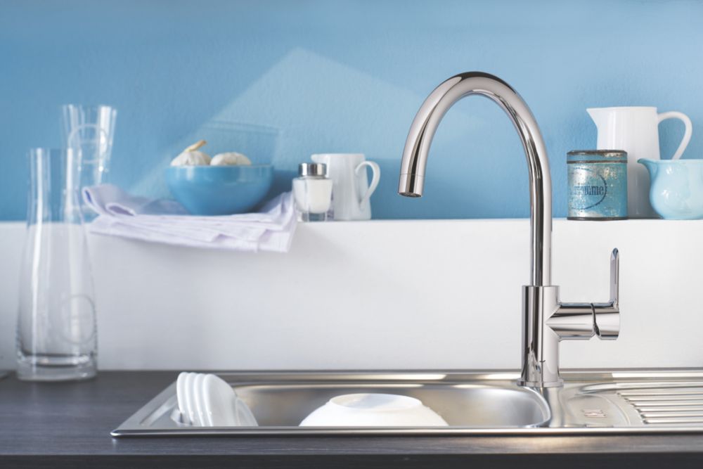 Grohe StartEdge Monobloc Mixer Kitchen Tap Chrome