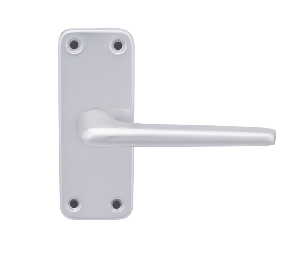 Smith & Locke 2000 Series Fire Rated Latch Latch Door Handle Set Pair Satin Aluminium Reviews