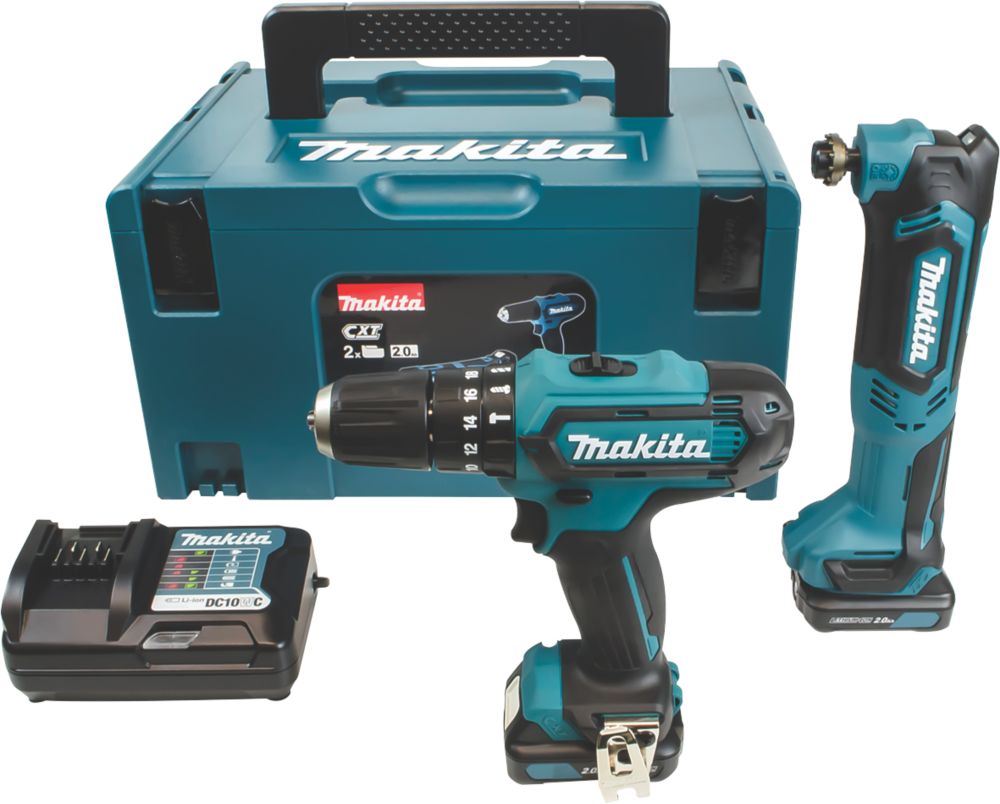 Makita CLX203AJX1 10.8V 2.0Ah Li-Ion CXT Cordless Combi Drill & Multi-Tool Twin Kit Reviews