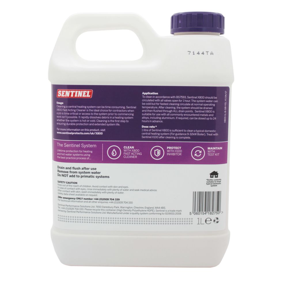 Sentinel X800 Cleaner 1Ltr