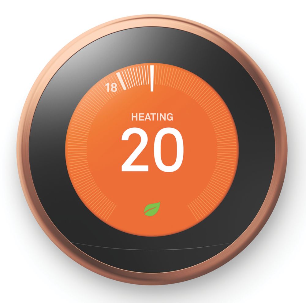 Google Nest Smart Thermostat & Hot Water Control Copper