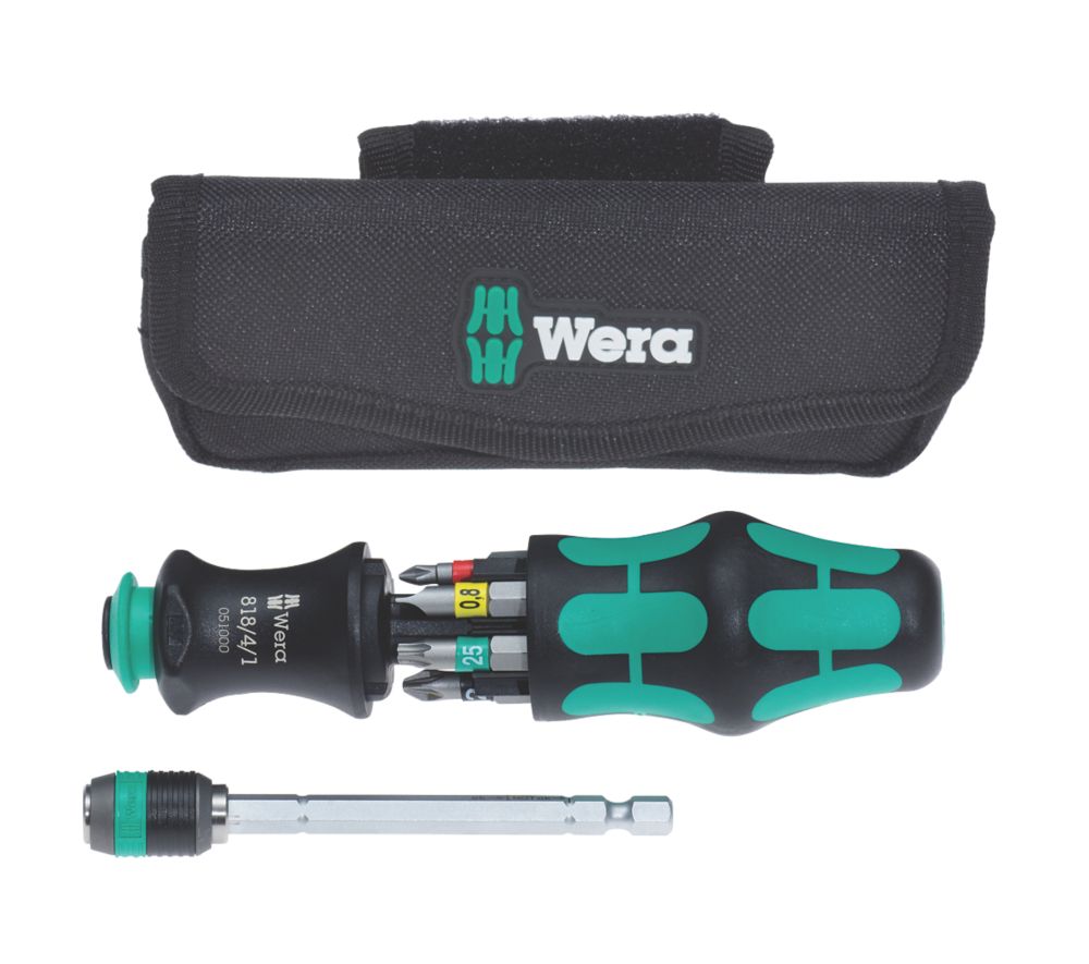 Wera Kraftform Kompakt Interchangeable Tool Finder 1 Screwdriver Bit Set 8 Pieces Reviews