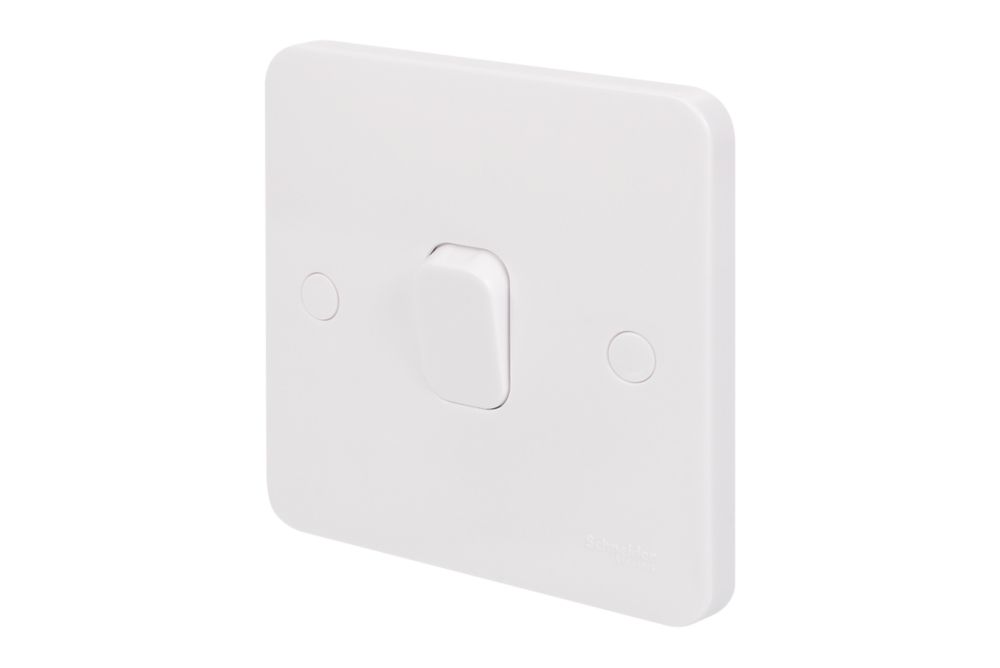 Schneider Electric Lisse 10AX 1-Gang Intermediate Switch White with White Inserts Reviews