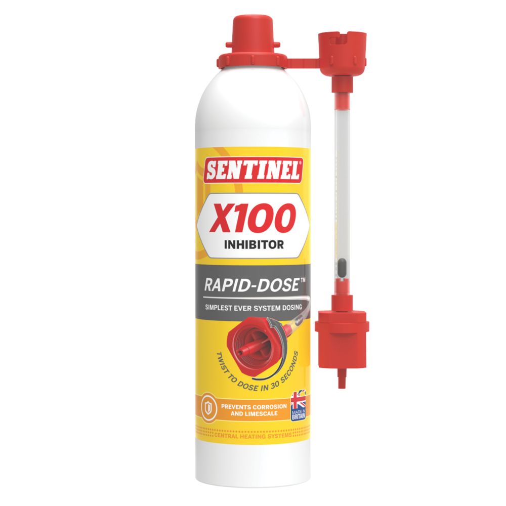 Sentinel X100 Rapid Dose Central Heating Scale Inhibitor 300ml | Inhibitors  & Protectors | Screwfix.com