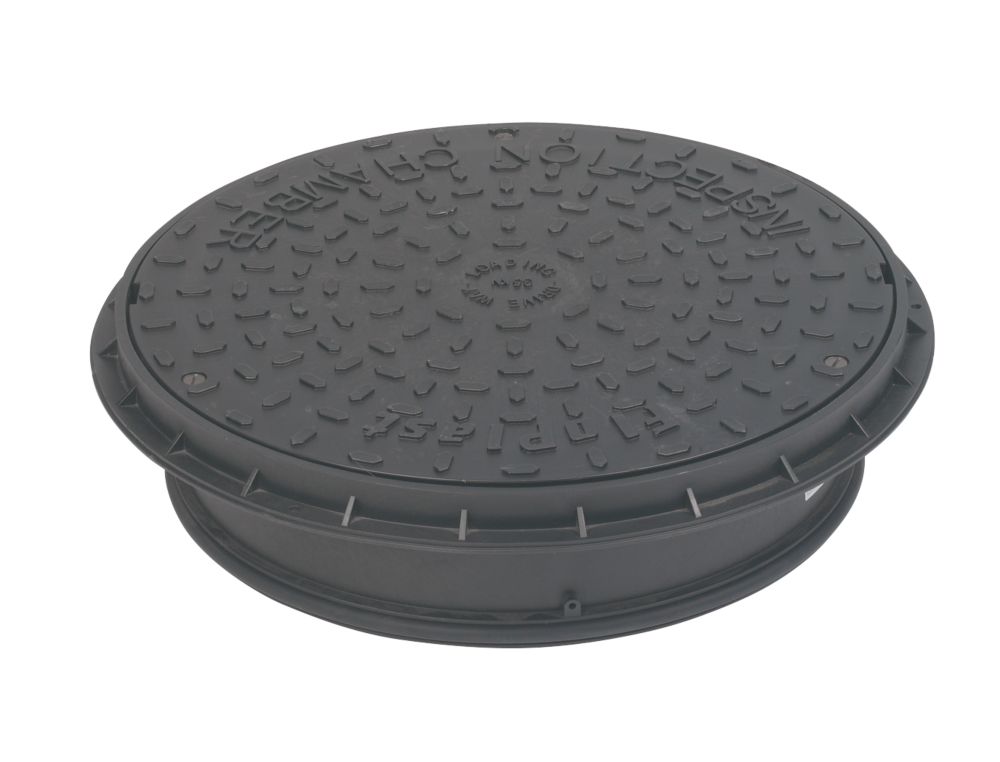 FloPlast Restricted Access Chamber Lid Black 135mm Reviews