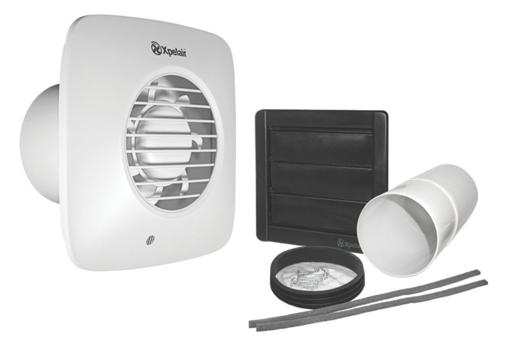 Xpelair Dx100ps 6 7w Bathroom Extractor Fan With Pullcord White