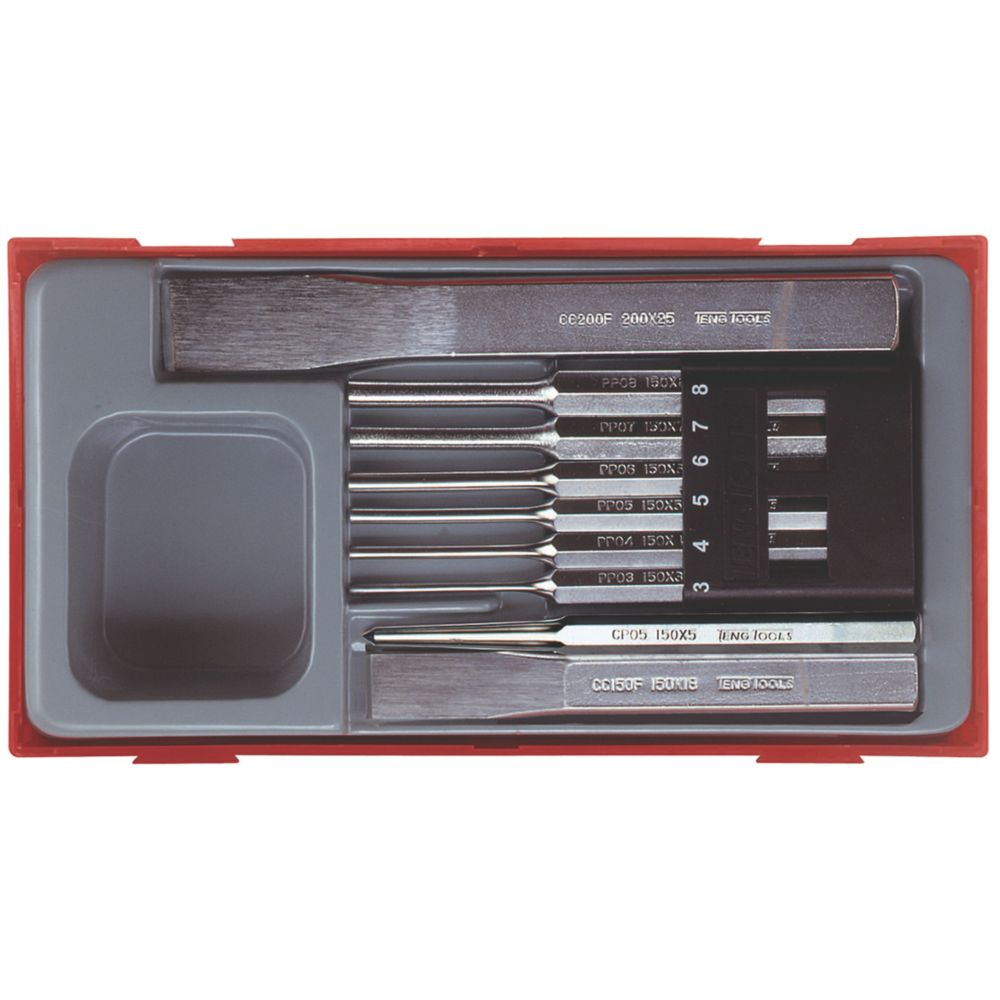 Teng Tools TTPC09 Punch & Chisel Set 9 Pcs Reviews