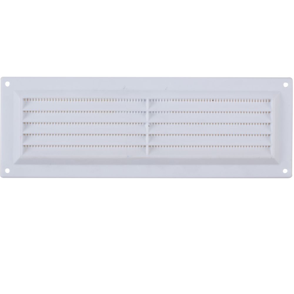 Map Vent Fixed Louvre Vent with Flyscreen White 229 x 76mm Reviews