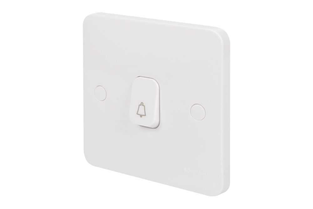 Schneider Electric Lisse 10AX 1-Gang 1-Way Retractive Bell Switch White with White Inserts Reviews