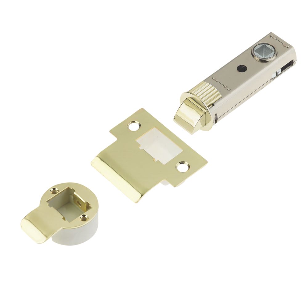 Union Polished Brass Tubular Mortice Latch 73mm Case - 57mm Backset Reviews