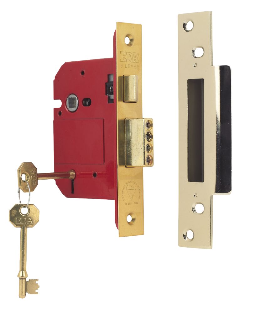 ERA Brass Effect BS 5-Lever Mortice Sashlock 76mm Case - 56mm Backset Reviews