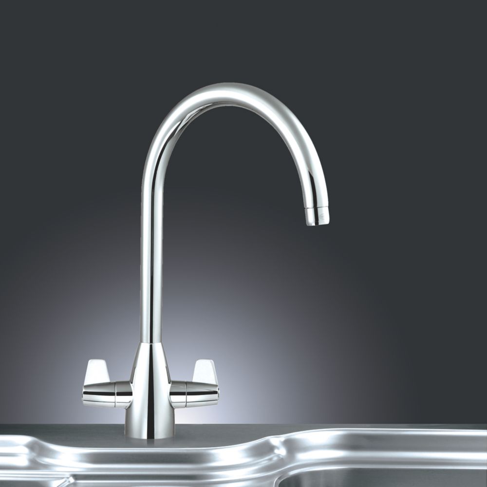 Franke Davos J Spout Monobloc Mixer Tap Chrome