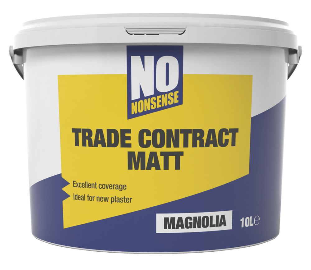 No Nonsense Contract Matt Emulsion Magnolia 10Ltr Reviews