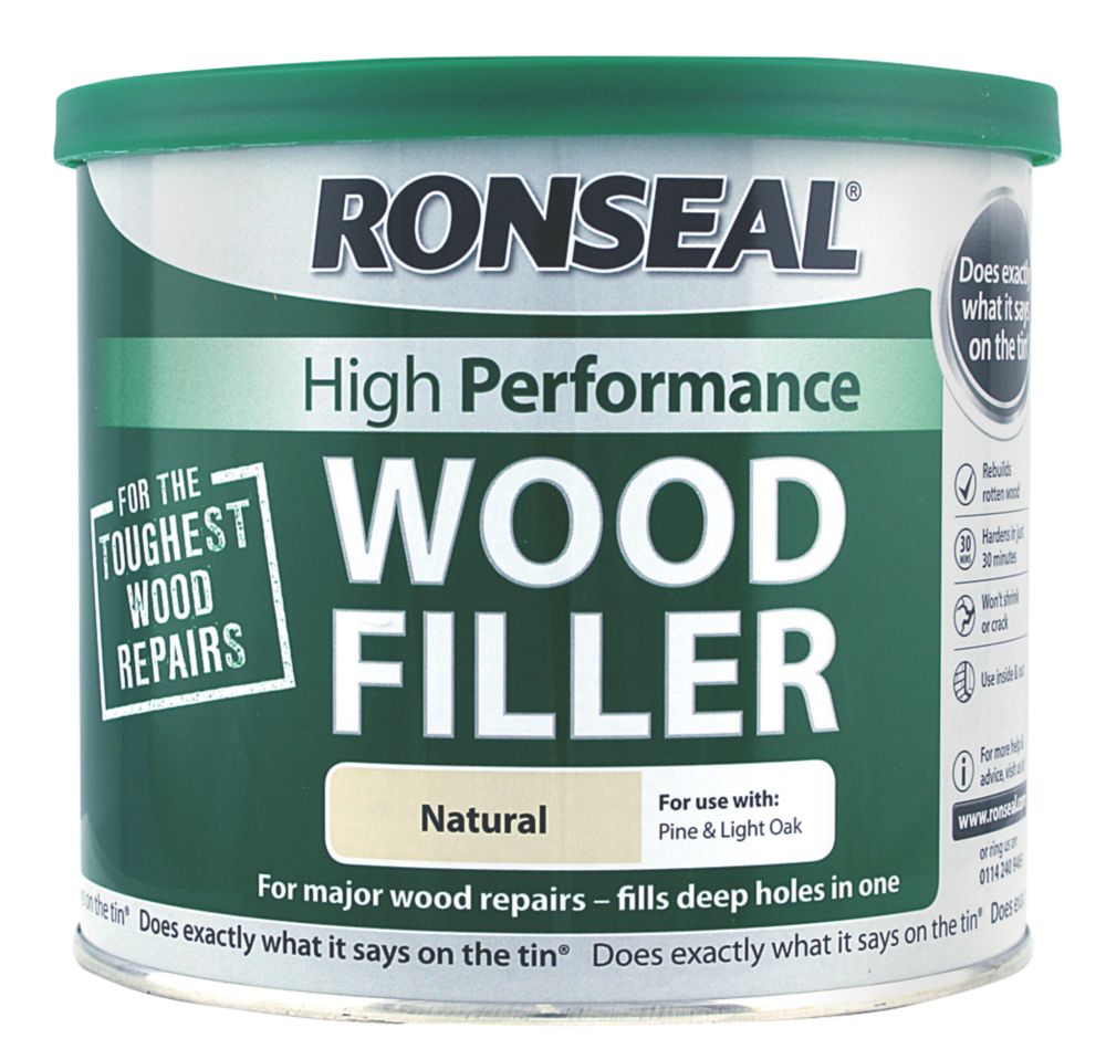 Ronseal High Performance Wood Filler Natural 550g