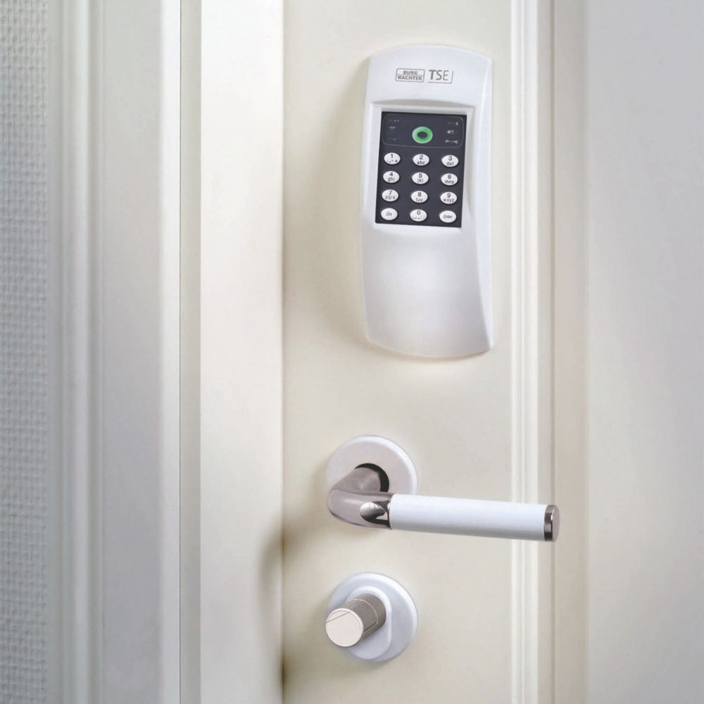 Burg-Wachter TSE 4001 Wireless Electronic Push Button Door Lock w/ Cylinder