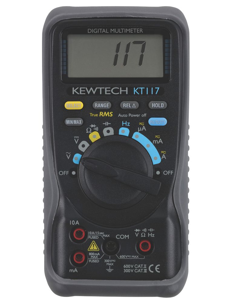 Kewtech KT117 True RMS Digital Multimeter 600V Reviews