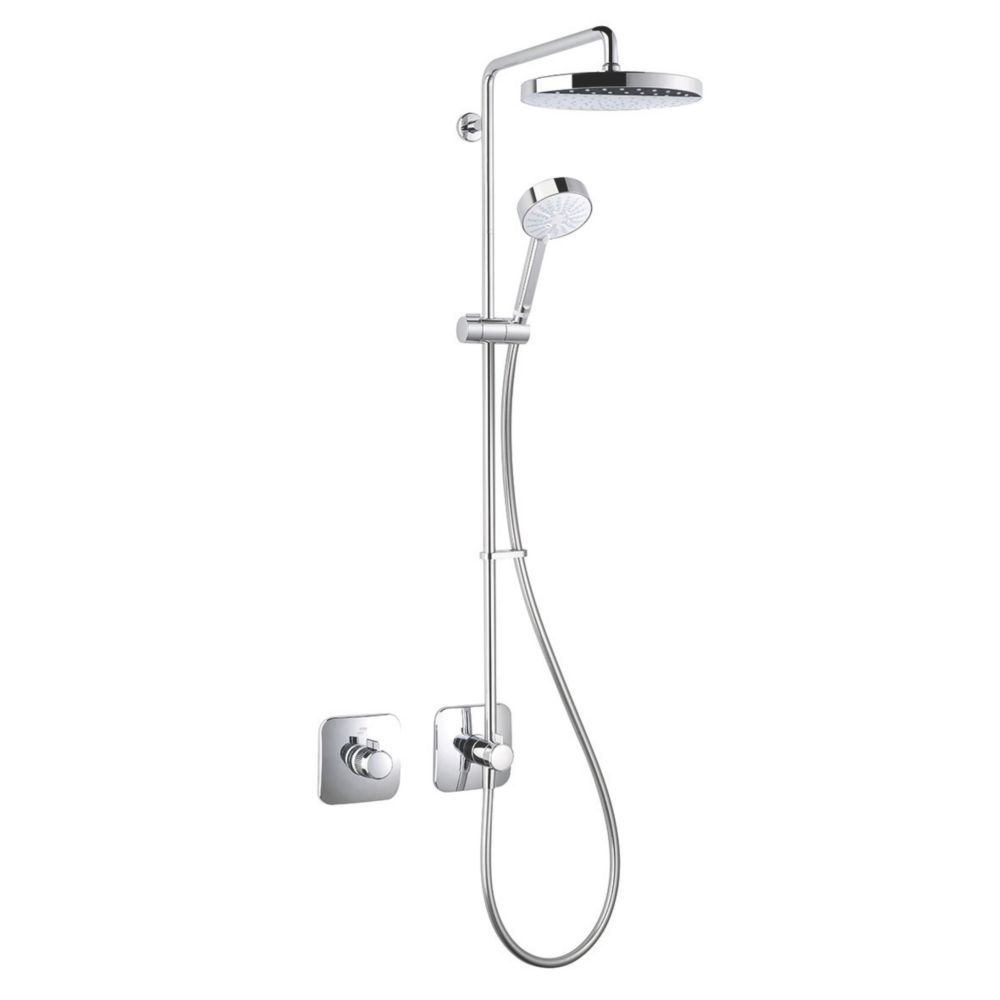 Mira Adept Rear-Fed Concealed Chrome Thermostatic Shower w/Hand Shower/ Deluge Head Reviews