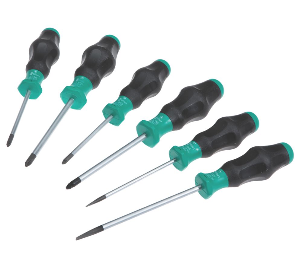 Wera Kraftform Comfort Mixed Screwdriver Set 6 Pieces Reviews