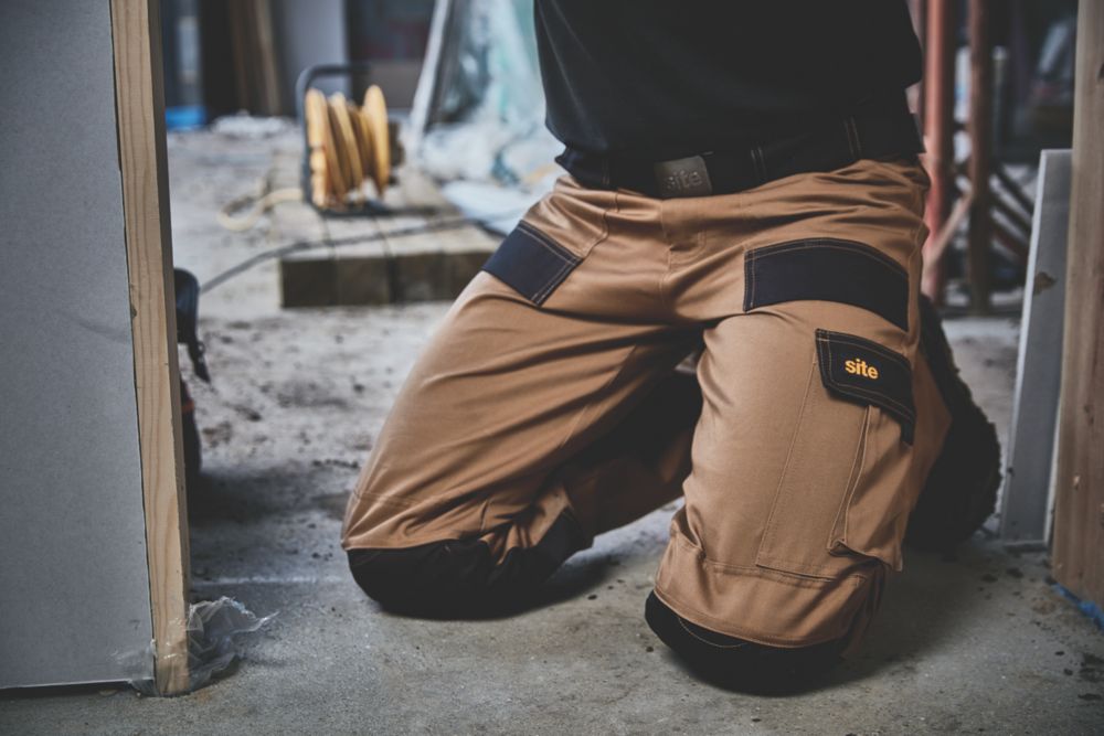 Site Pointer Work Trousers Stone / Black 38