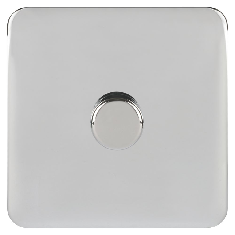 Schneider Electric Lisse Deco 1-Gang 1-Way Dimmer Switch Polished Chrome