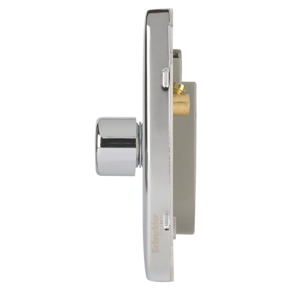 Schneider Electric Lisse Deco 1-Gang 1-Way Dimmer Switch Polished Chrome