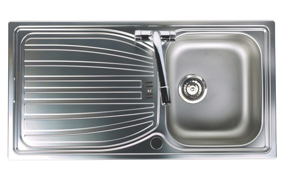 Astracast Alto Kitchen Sink Stainless Steel 1 Bowl 980 X 510mm