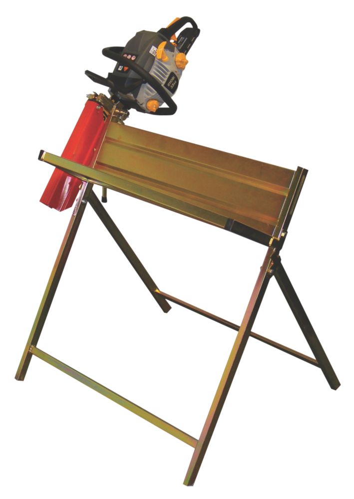 The Handy Thshwcs 25cm Log Capacity Log Saw Horse With Chainsaw Support