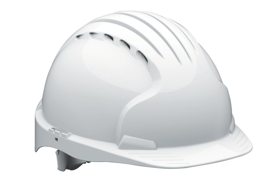 JSP EVO5 Olympus Non Vented Safety Helmet White