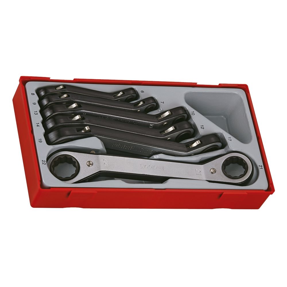 Teng Tools TTRORS Ratchet Spanner Set 6 Pieces