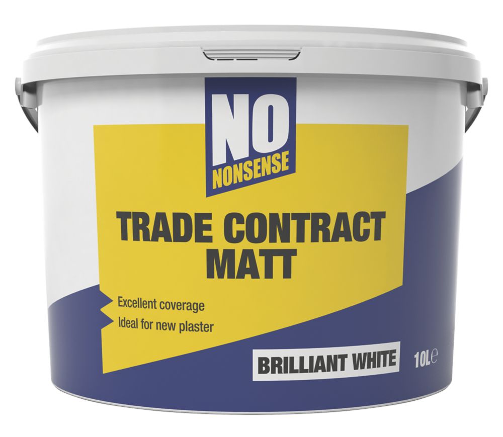 No Nonsense Contract Matt Emulsion Brilliant White 10Ltr Reviews