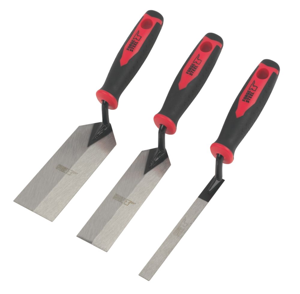 Forge Steel Edging Trowel Set 3 Pieces Reviews