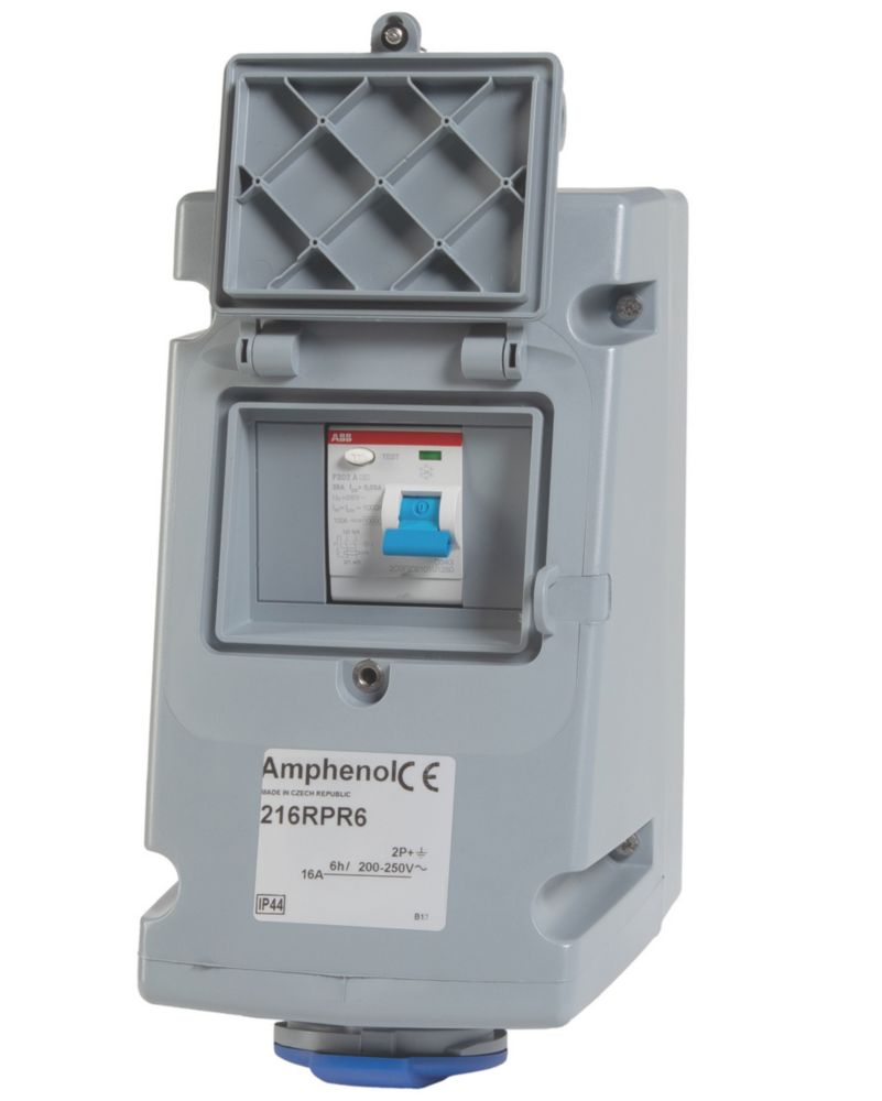 ABB Socket 16A 2P+E 250V IP44 w/ 25A RCD Reviews