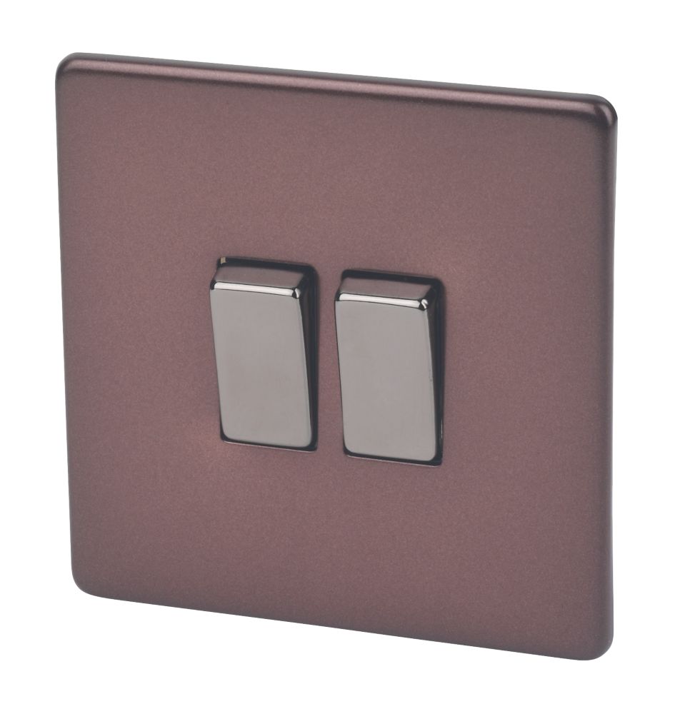 Varilight 10AX 2-Gang 2-Way Light Switch Mocha Reviews