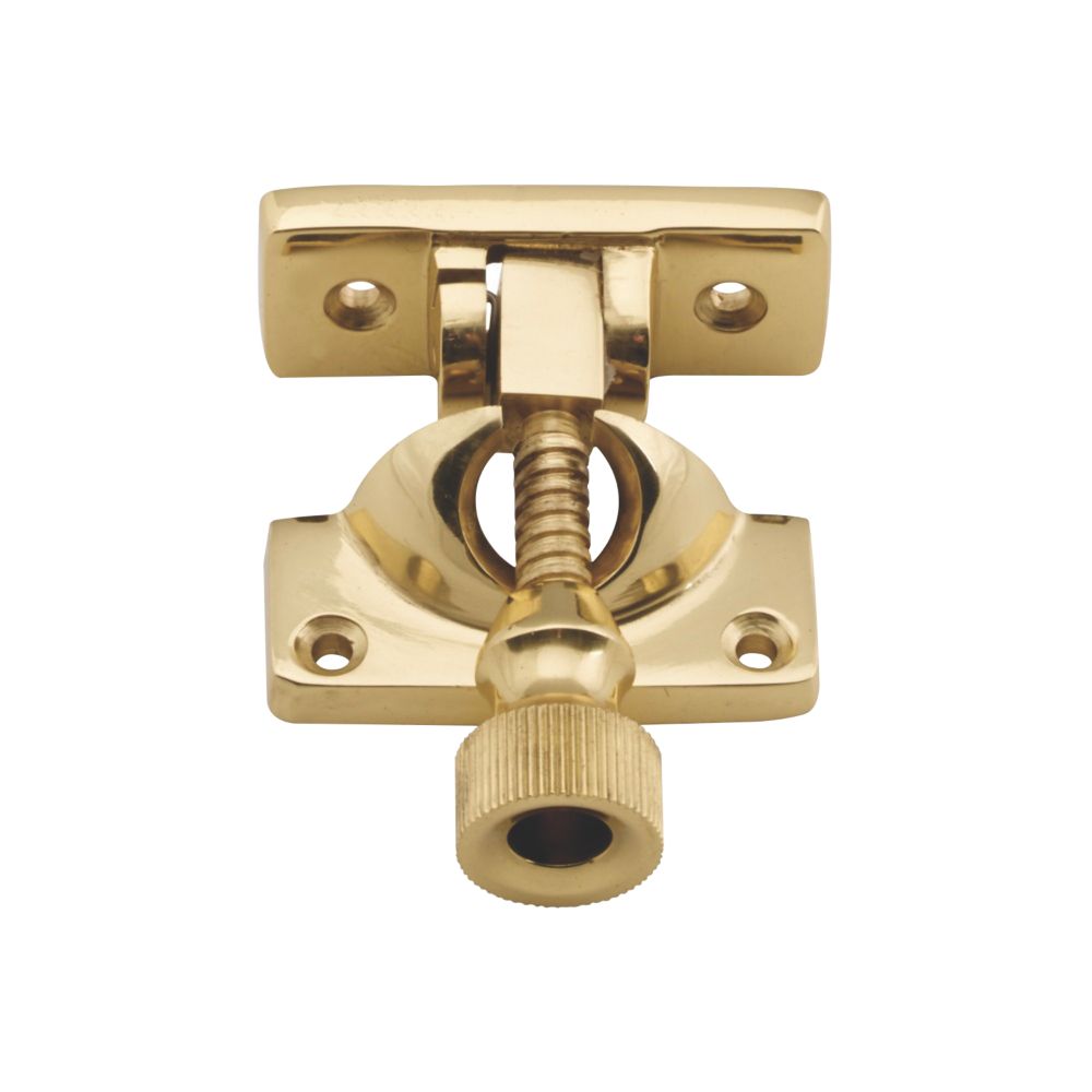 Carlisle Brass Sash Fastener Brighton Pattern Polished Brass 64 x 23mm Reviews