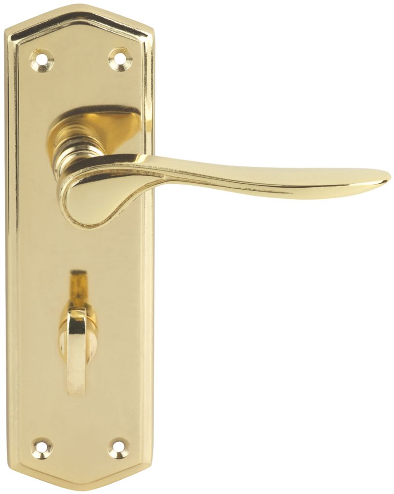 Smith & Locke Kilve LoB WC Door Handles Pair Brass Effect Reviews