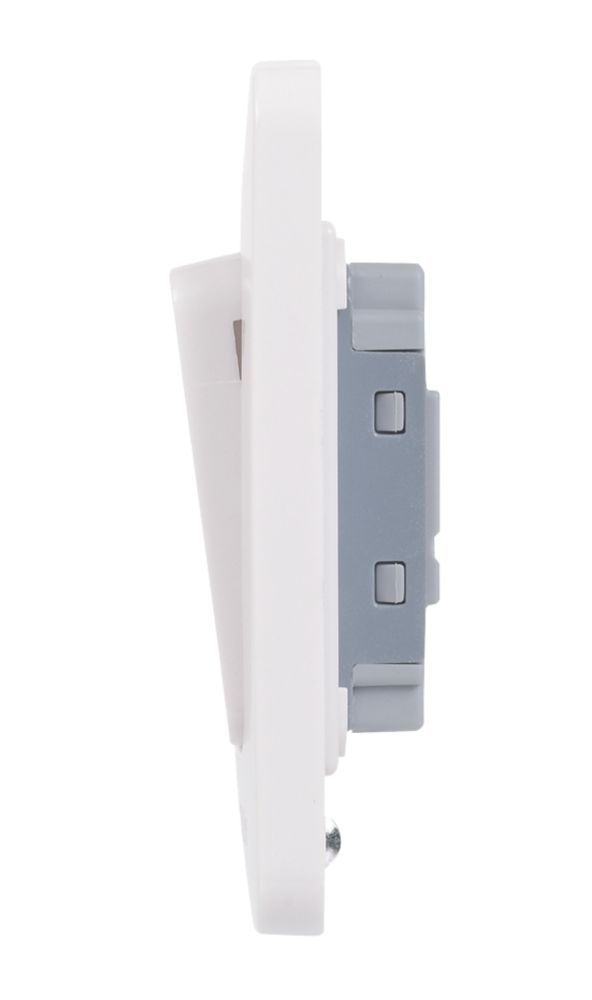 Schneider Electric Lisse 10AX 1-Gang 2-Way 10AX Wide Rocker Light Switch White