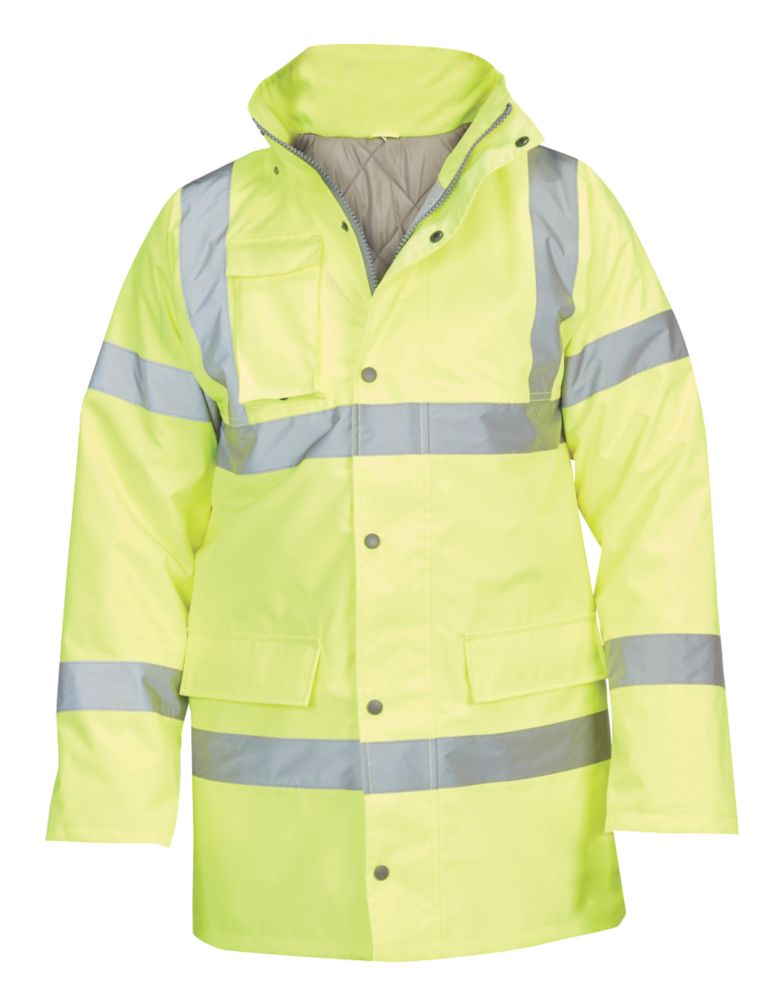 Hi-Vis Traffic Jacket Yellow Medium 51