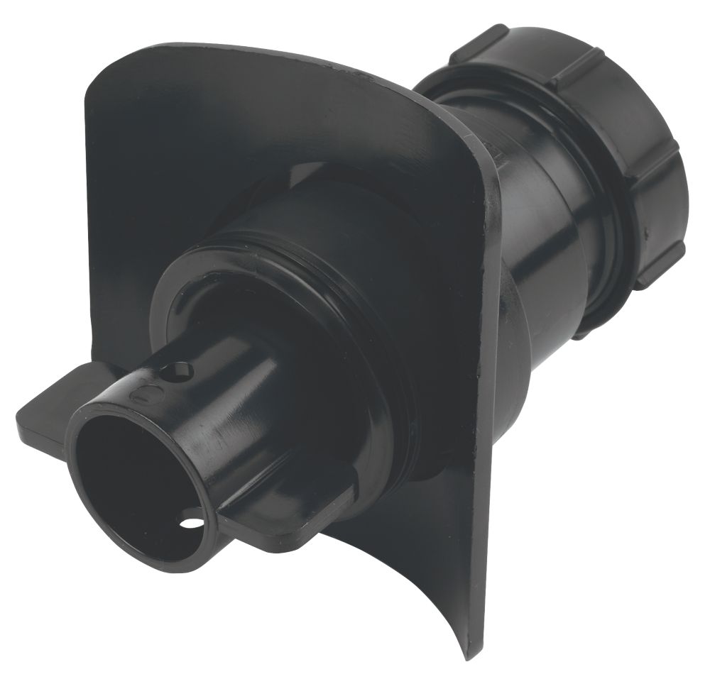 McAlpine Mechanical Pipe Boss Connector Black 40mm Reviews