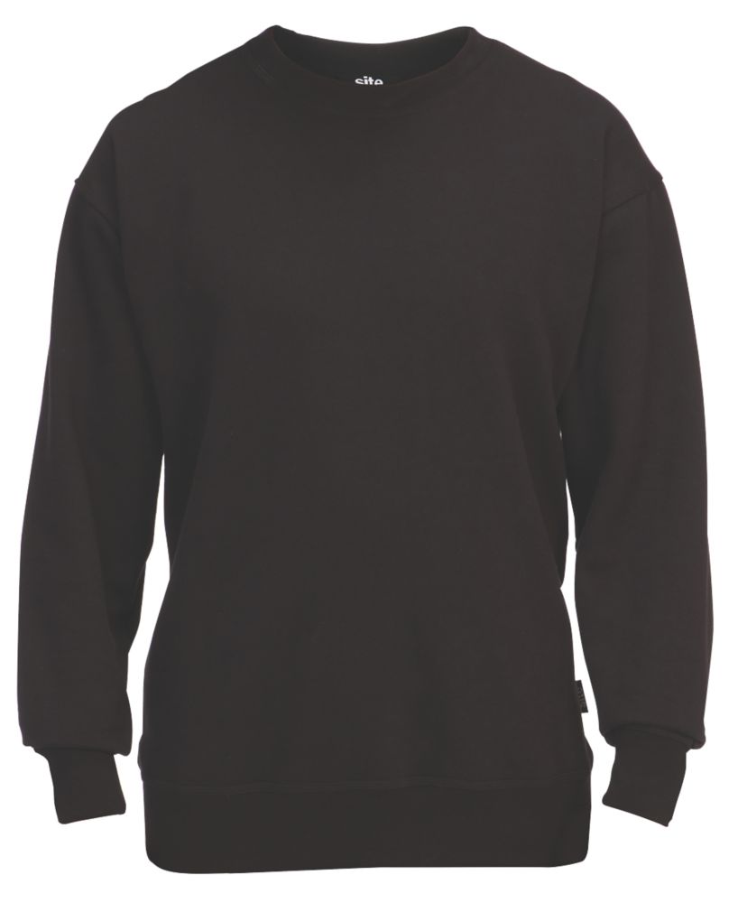 Site Wingleaf Round Neck Sweatshirt Black Medium 44